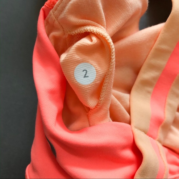Lululemon Rack Pack Bra Very Light Flare Peach 2 - Picture 8 of 8